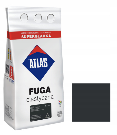 ATLAS FUGA ELASTYCZNA CZARNA 5KG ATLAS FUGA ELASTYCZNA CZARNA 5KG