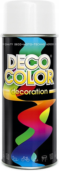 DECO COLOR BIAŁY POŁYSK 400ML RAL9010 DECO COLOR BIAŁY POŁYSK 400ML RAL9010