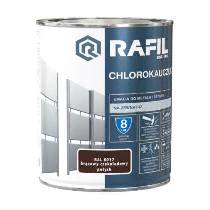 RAFIL CHLOROKAUCZUK BRĄZ CZEKOLADOWY RAL8017 0,75L