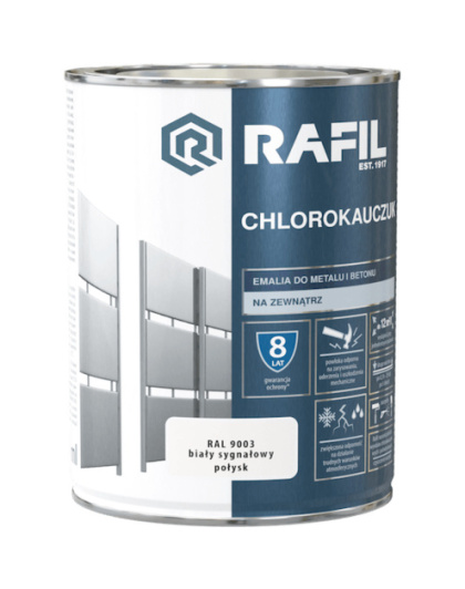 RAFIL CHLOROKAUCZUK BIAŁY SYGNAŁOWY RAL9003 0,75L