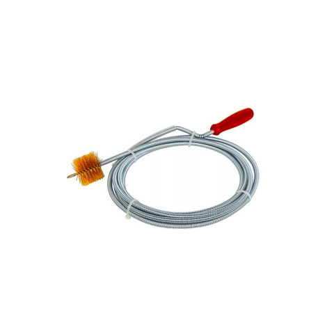 SPIRALA KANALIZACYJNA DO RUR Z SZCZOTKĄ 6mm x3m SPIRALA KANALIZACYJNA DO RUR Z SZCZOTKĄ 6mm x3m